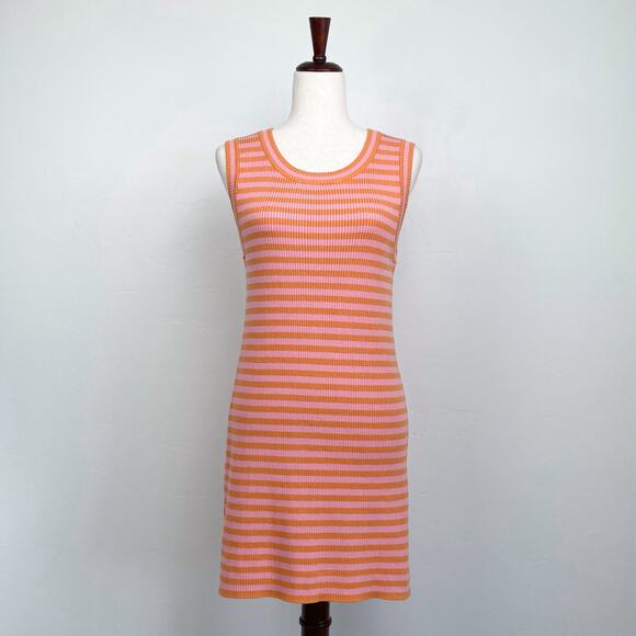 Spell Hibiscus Lane Calypso Rib Knit Sunrise Mini Dress - Picture 1 of 11